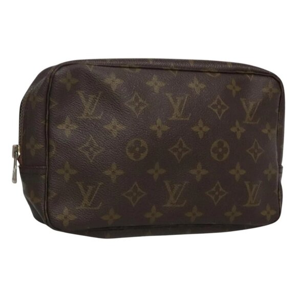 LOUIS VUITTON Monogram Trousse Toilette 23 Clutch Bag M47524 LV Auth BA1526 - Picture 1 of 16